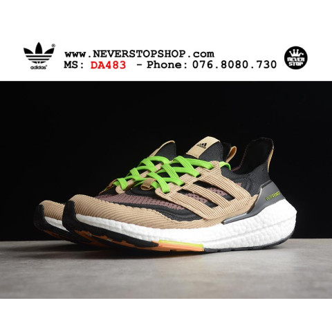 Adidas Ultra Boost 7.0 Black Brown Neon