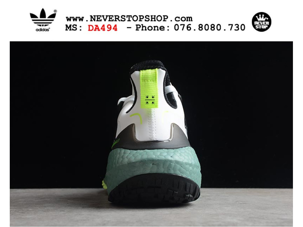 Giày chạy bộ Adidas Ultra Boost 7.0 Đen Trắng Xanh nam nữ nhẹ êm thoáng khí sfake replica 1:1 real chính hãng giá rẻ tốt nhất tại NeverStopShop.com HCM