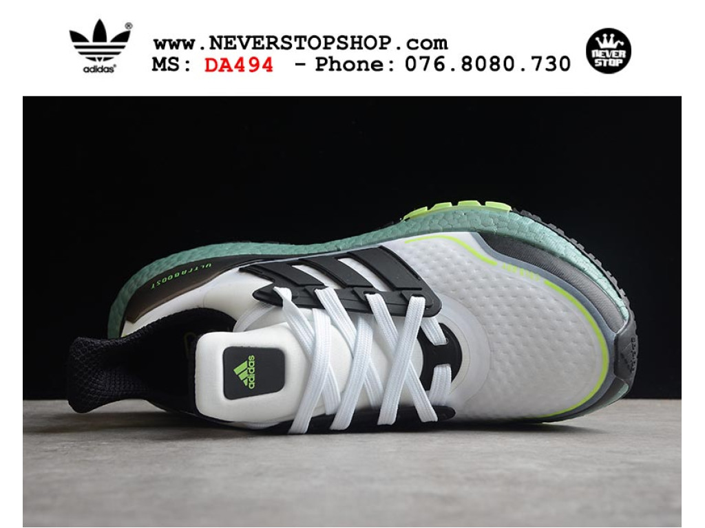 Giày chạy bộ Adidas Ultra Boost 7.0 Đen Trắng Xanh nam nữ nhẹ êm thoáng khí sfake replica 1:1 real chính hãng giá rẻ tốt nhất tại NeverStopShop.com HCM