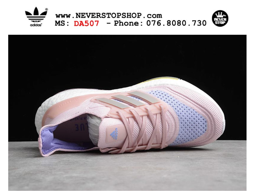 Giày chạy bộ Adidas Ultra Boost 7.0 Tím Hồng nam nữ nhẹ êm thoáng khí sfake replica 1:1 real chính hãng giá rẻ tốt nhất tại NeverStopShop.com HCM
