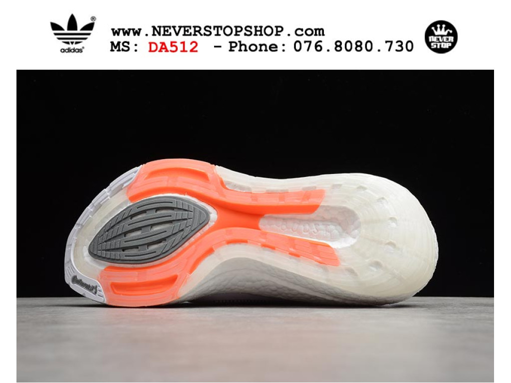 Giày chạy bộ Adidas Ultra Boost 7.0 Trắng Cam Đen nam nữ nhẹ êm thoáng khí sfake replica 1:1 real chính hãng giá rẻ tốt nhất tại NeverStopShop.com HCM