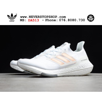 Adidas Ultra Boost 7.0 White Orange Stripes