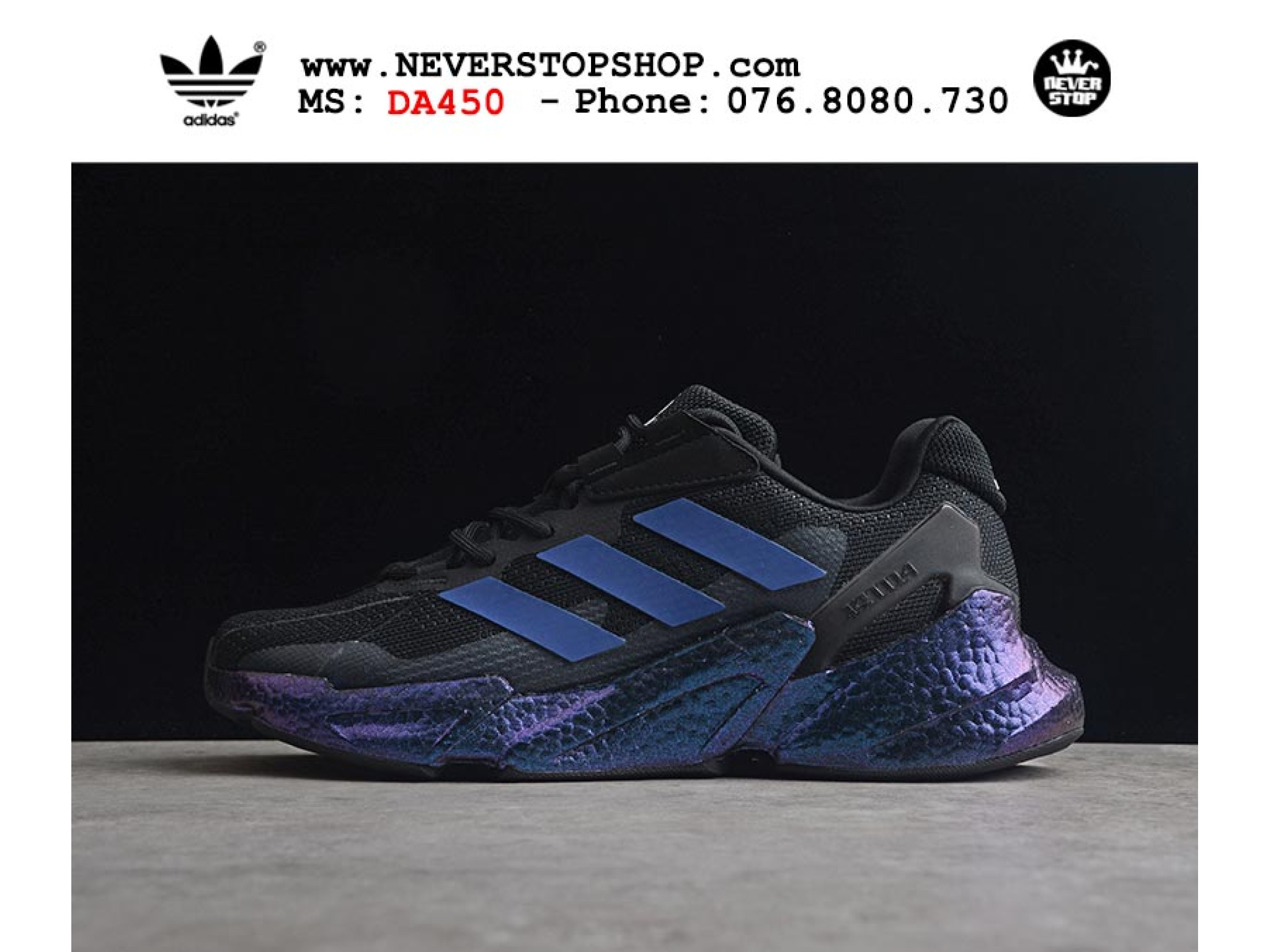 Giày thể thao nam ADIDAS BOOST X9000L4 V2 BLACK PURPLE ...