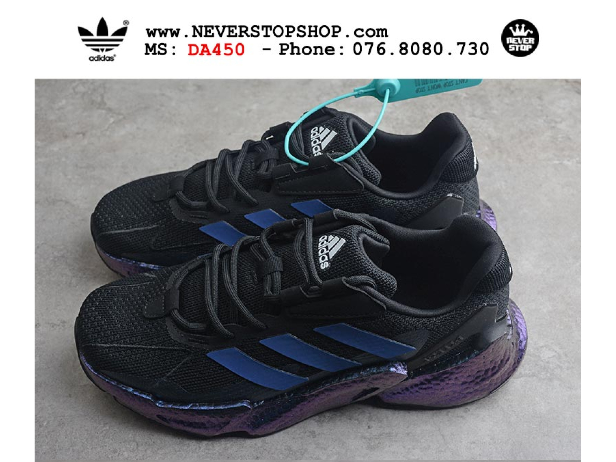 Giày thể thao nam ADIDAS BOOST X9000L4 V2 BLACK PURPLE ...