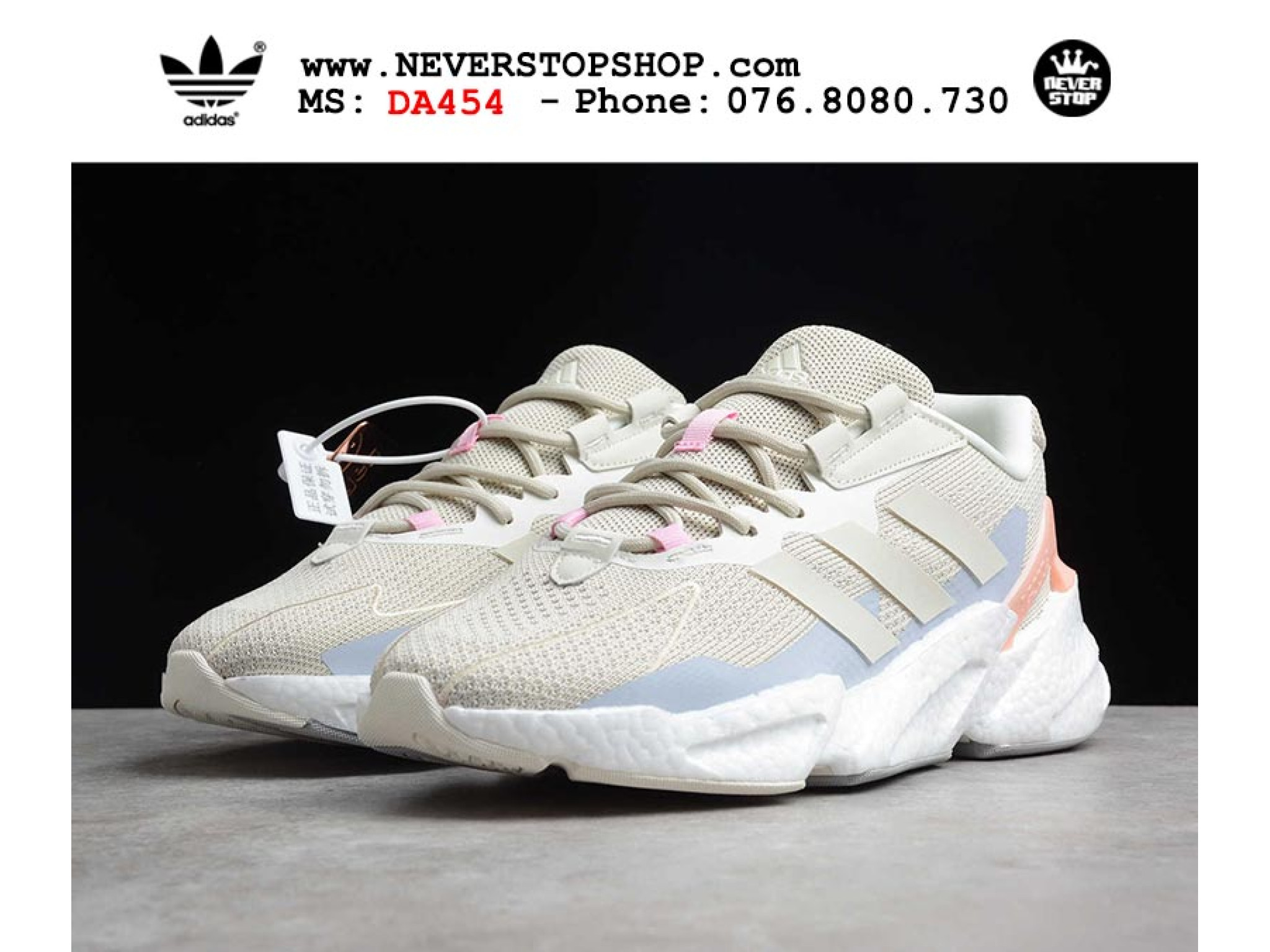 Giày thể thao nam ADIDAS BOOST X9000L4 V2 CREAM BLUE PINK ...