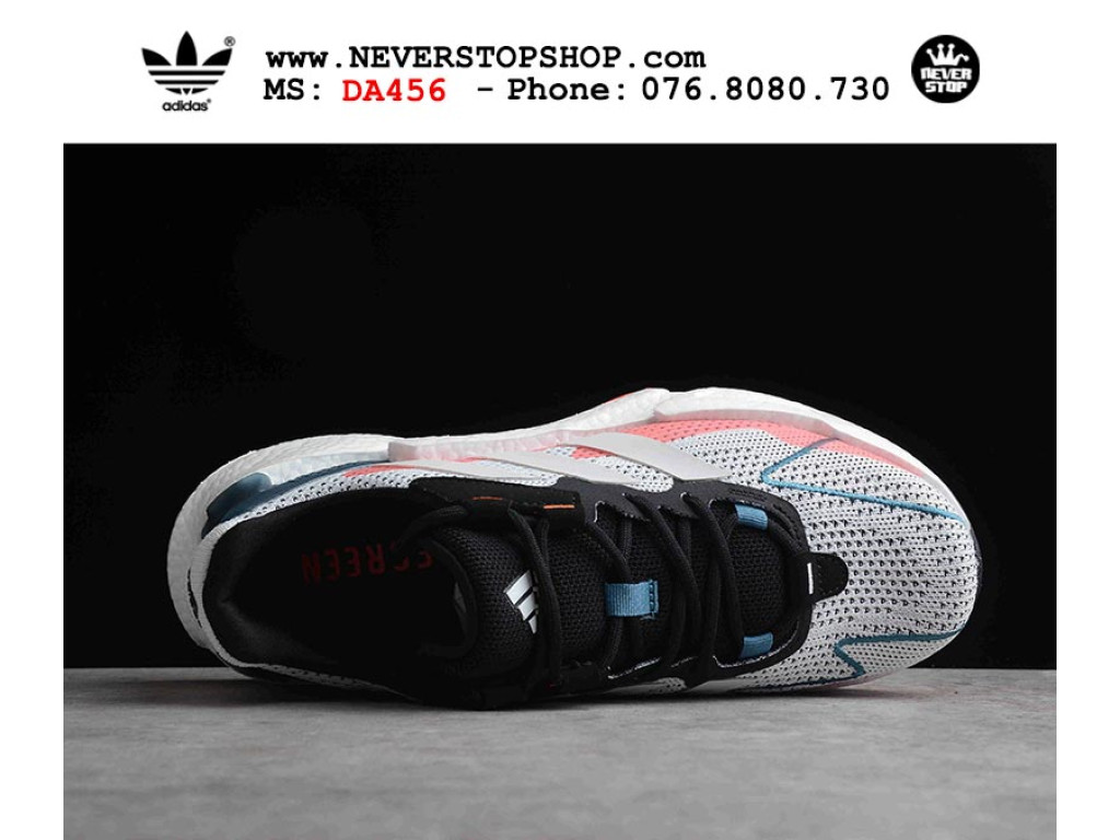 Giày chạy bộ Adidas Boost X9000L4 V2 Xám Xanh Đỏ siêu nhẹ êm chân sfake replica 1:1 real chính hãng giá rẻ tốt nhất tại NeverStopShop.com HCM