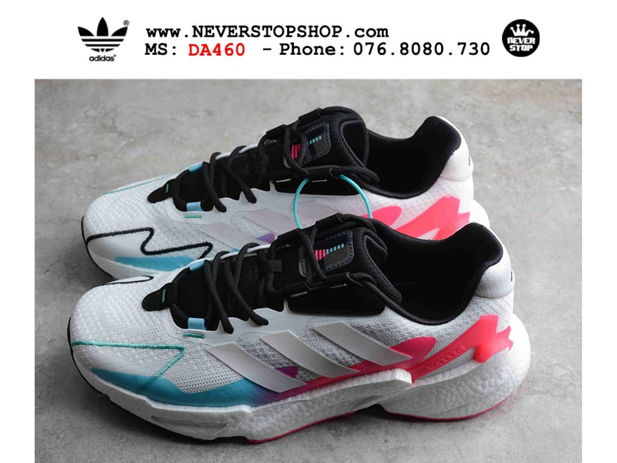 Giày thể thao nam ADIDAS BOOST X9000L4 V2 WHITE BLUE PINK ...
