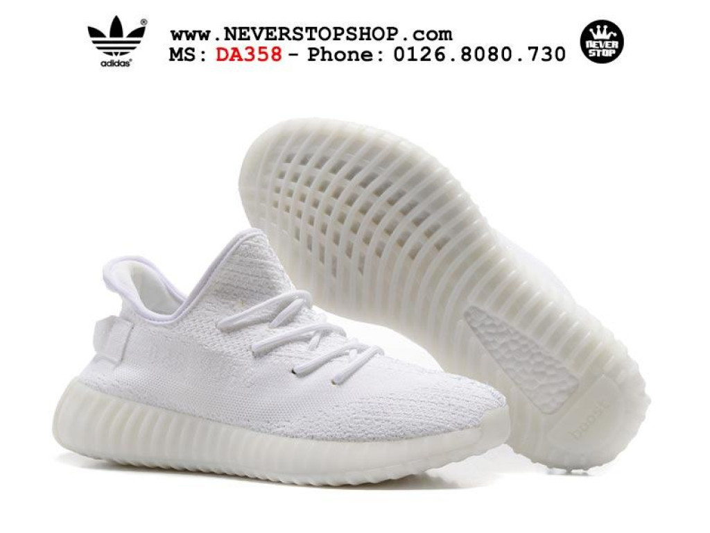 Giày Adidas Yeezy Boost 350 v2 Cream White nam nữ hàng chuẩn sfake replica 1:1 real chính hãng giá rẻ tốt nhất tại NeverStopShop.com HCM