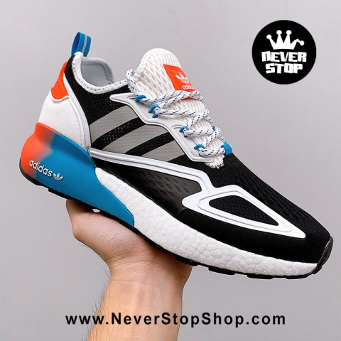 Adidas ZX 2K Boost Black Blue Orange