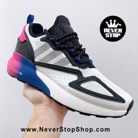 Adidas ZX 2K Boost White Blue Pink