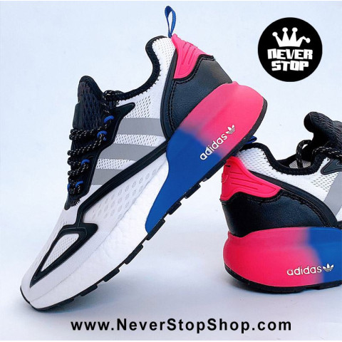 Adidas ZX 2K Boost White Blue Pink