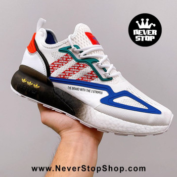 Adidas ZX 2K Boost White Red Stripes