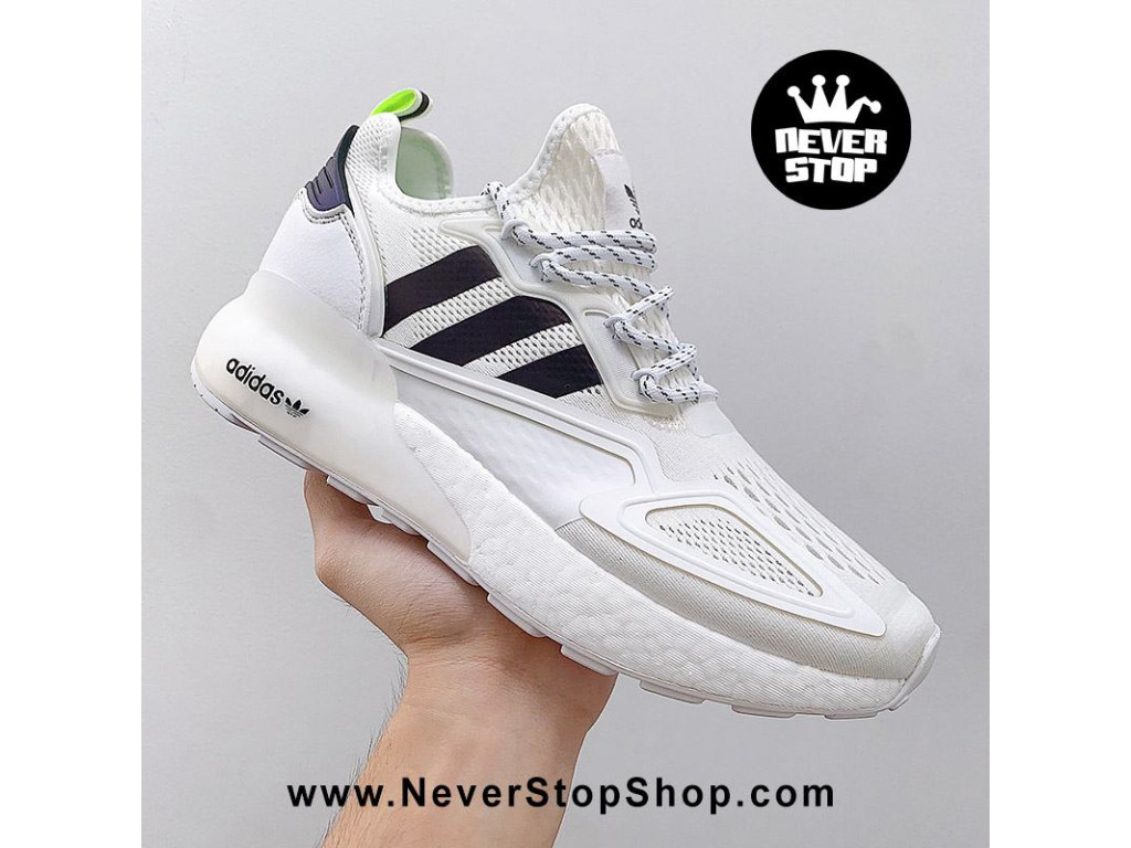 GIày ADIDAS ZX 2K BOOST WHITE hàng đẹp chất lượng