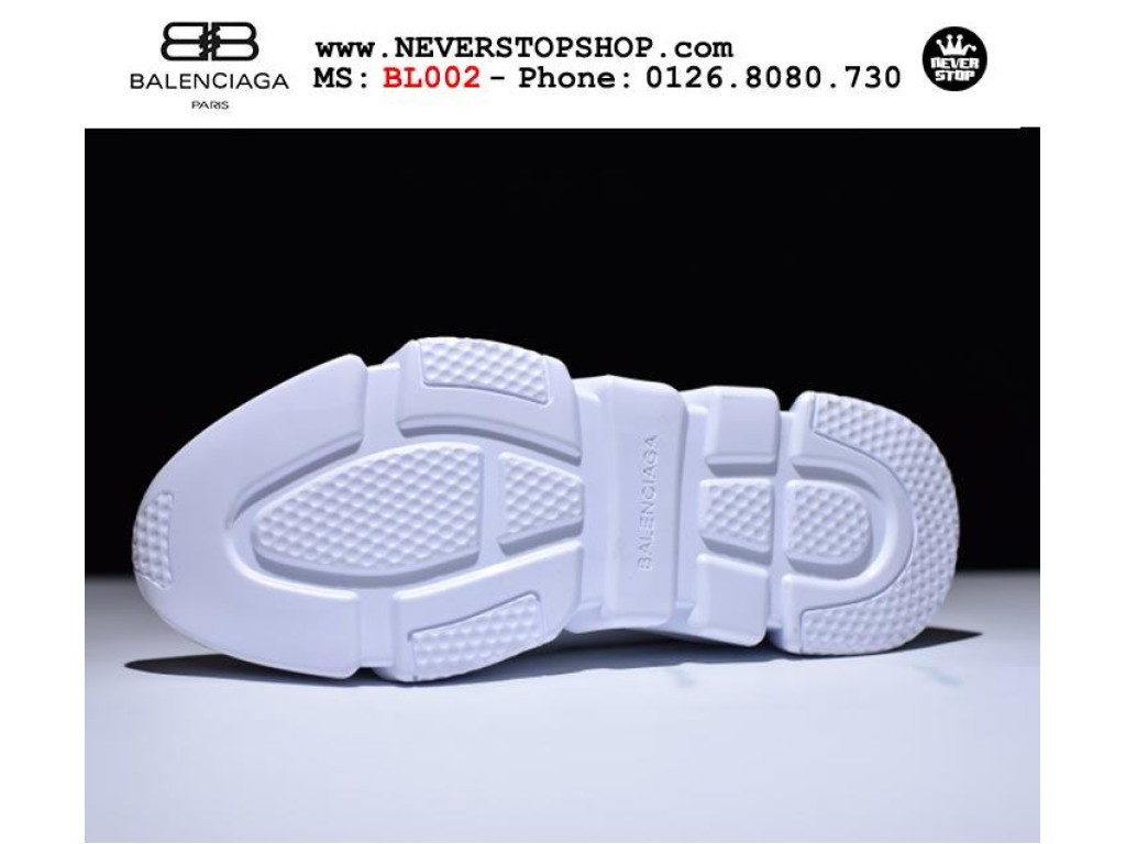 Giày Balenciaga Speed Trainer All White nam nữ hàng chuẩn sfake replica 1:1 real chính hãng giá rẻ tốt nhất tại NeverStopShop.com HCM