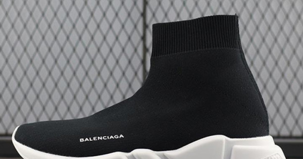 Giày Balenciaga Speed Trainer đế trắng đen siêu cấp  Ruby Luxury
