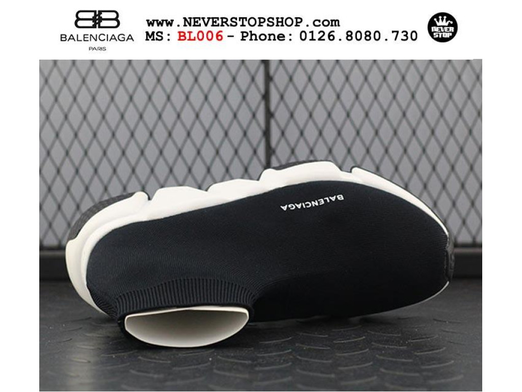 Giày Balenciaga Speed Trainer Black White 2 nam nữ hàng chuẩn sfake replica 1:1 real chính hãng giá rẻ tốt nhất tại NeverStopShop.com HCM