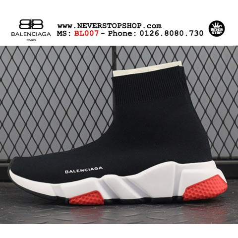 Balenciaga Speed Trainer Black White Red