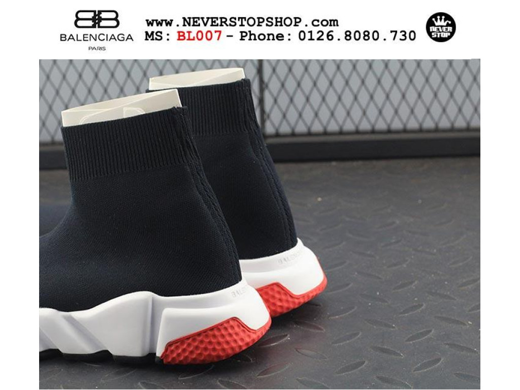 Giày Balenciaga Speed Trainer Black White Red nam nữ hàng chuẩn sfake replica 1:1 real chính hãng giá rẻ tốt nhất tại NeverStopShop.com HCM