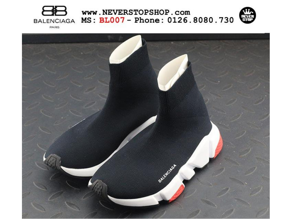 Giày Balenciaga Speed Trainer Black White Red nam nữ hàng chuẩn sfake replica 1:1 real chính hãng giá rẻ tốt nhất tại NeverStopShop.com HCM