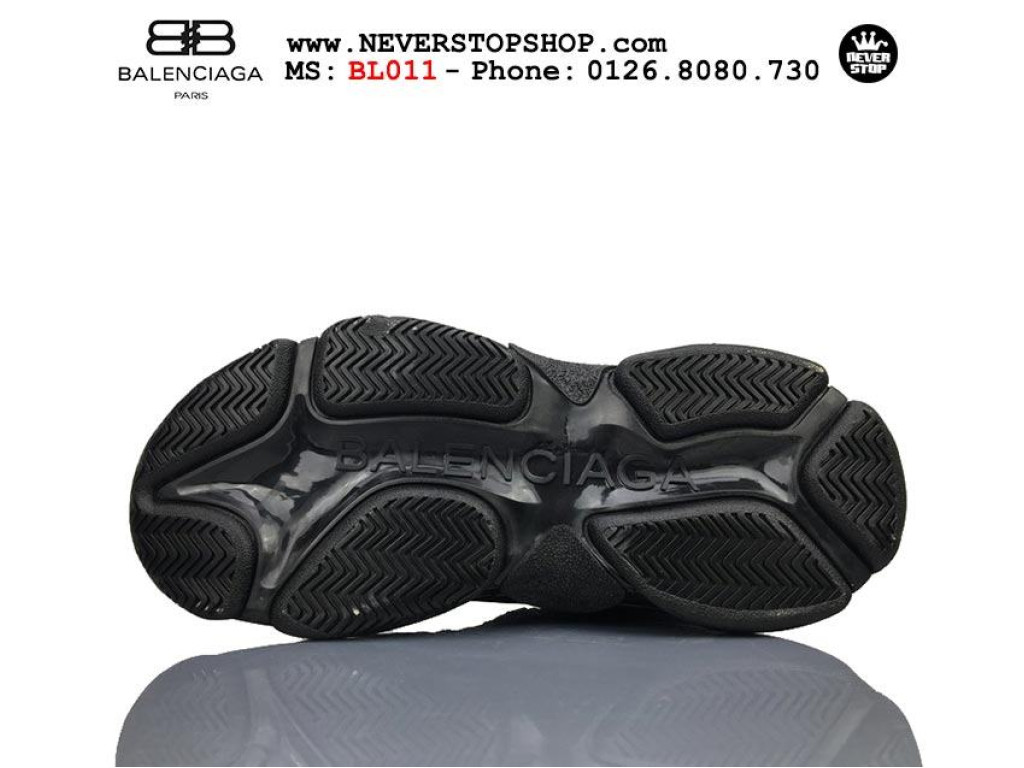 Giày Balenciaga Triple S All Black nam nữ hàng chuẩn sfake replica 1:1 real chính hãng giá rẻ tốt nhất tại NeverStopShop.com HCM