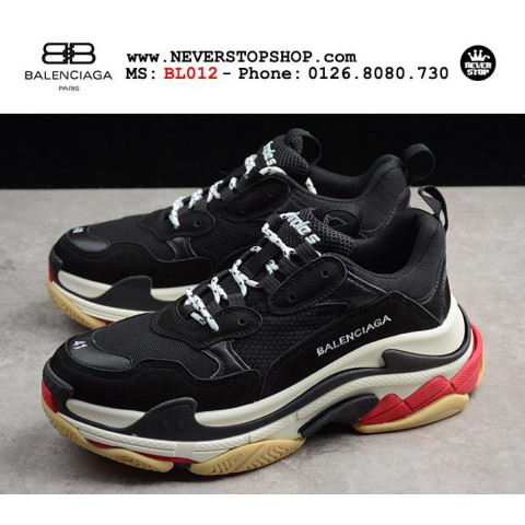 Balenciaga Triple S Black Red