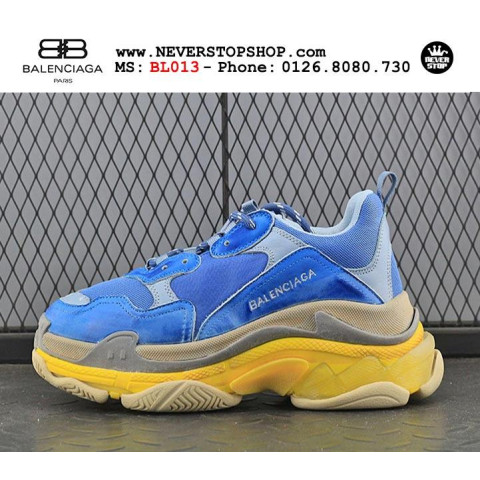 Balenciaga Triple S Blue Yellow