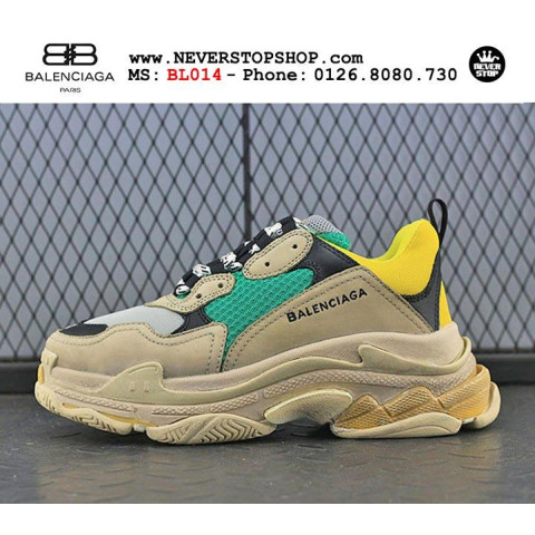 Balenciaga Triple S Green Yellow