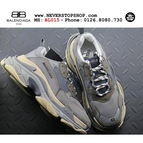 Balenciaga Triple S Grey Silver