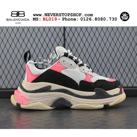 Balenciaga Triple S White Black Pink