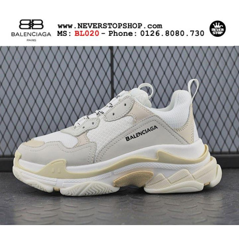 Balenciaga Triple S White Grey