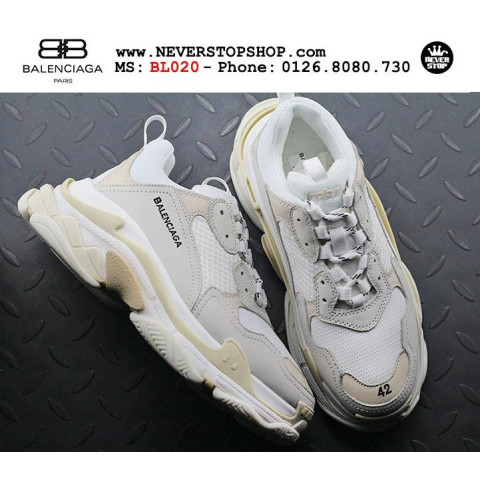 Balenciaga Triple S White Grey