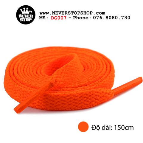 Dây giày thể thao Cam Neon