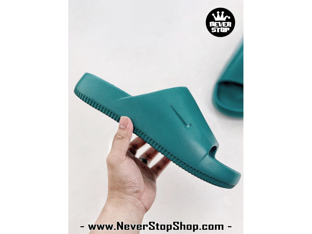 Dép nam nữ Nike Calm Slides Xanh Lá siêu nhẹ êm chân chống nước bản rep 1:1 chuẩn real chính hãng giá rẻ tốt nhất tại NeverStop Sneaker Shop 