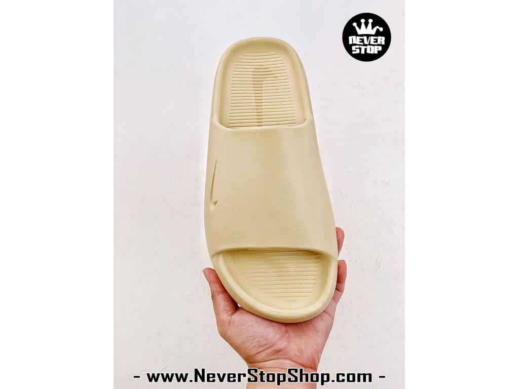 Dép nam nữ Nike Calm Slides Vàng siêu nhẹ êm chân chống nước bản rep 1:1 chuẩn real chính hãng giá rẻ tốt nhất tại NeverStop Sneaker Shop 