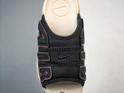 Dép nam nữ Nike Air Uptempo Slide Đen Trắng nhẹ êm chân thoáng khí bản rep 1:1 chuẩn real chính hãng giá rẻ tốt nhất tại NeverStop Sneaker Shop 