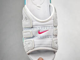 Dép nam nữ Nike Air Uptempo Slide Trắng Xanh nhẹ êm chân thoáng khí bản rep 1:1 chuẩn real chính hãng giá rẻ tốt nhất tại NeverStop Sneaker Shop 