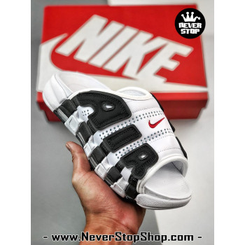 Nike Uptempo Slide White Black