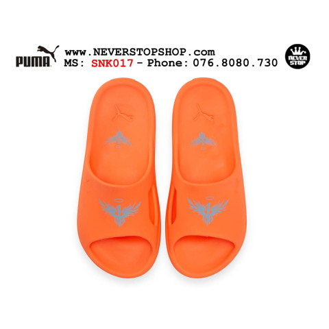 Puma Lamelo Ball MB 02 Slides Shibui Cat Orange