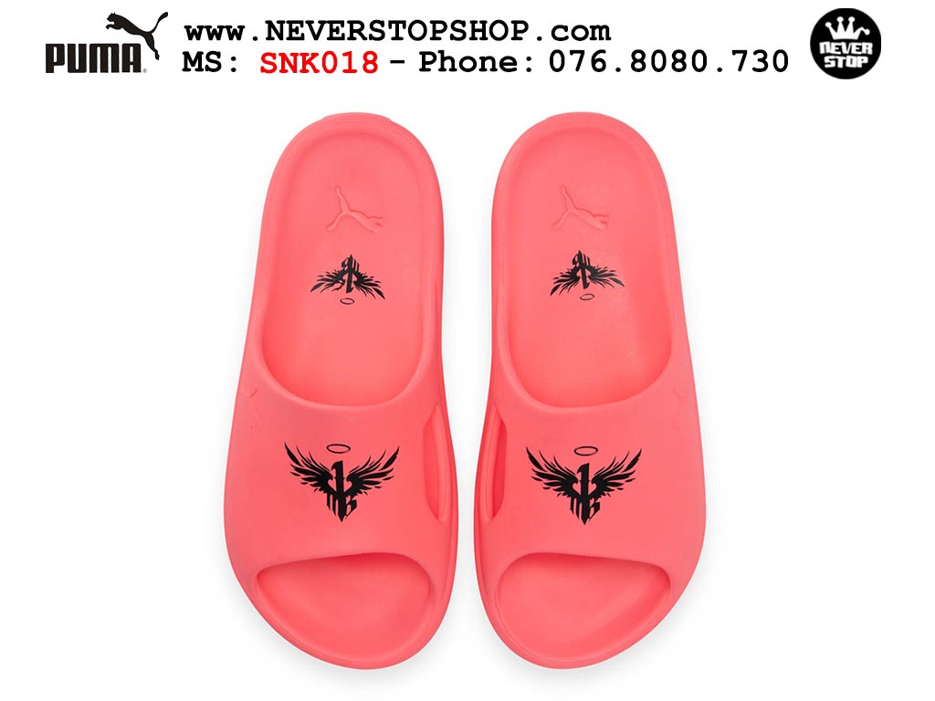 Dép nam nữ Puma Lamelo Ball MB 02 Slides Hồng siêu nhẹ êm chân chống nước bản rep 1:1 chuẩn real chính hãng giá rẻ tốt nhất tại NeverStop Sneaker Shop 