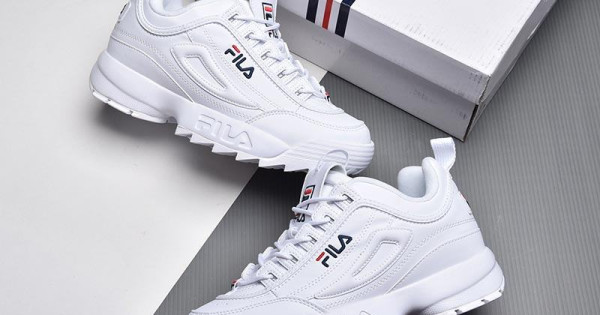 Giày FILA DISRUPTOR WHITE nam nữ hàng sfake replica