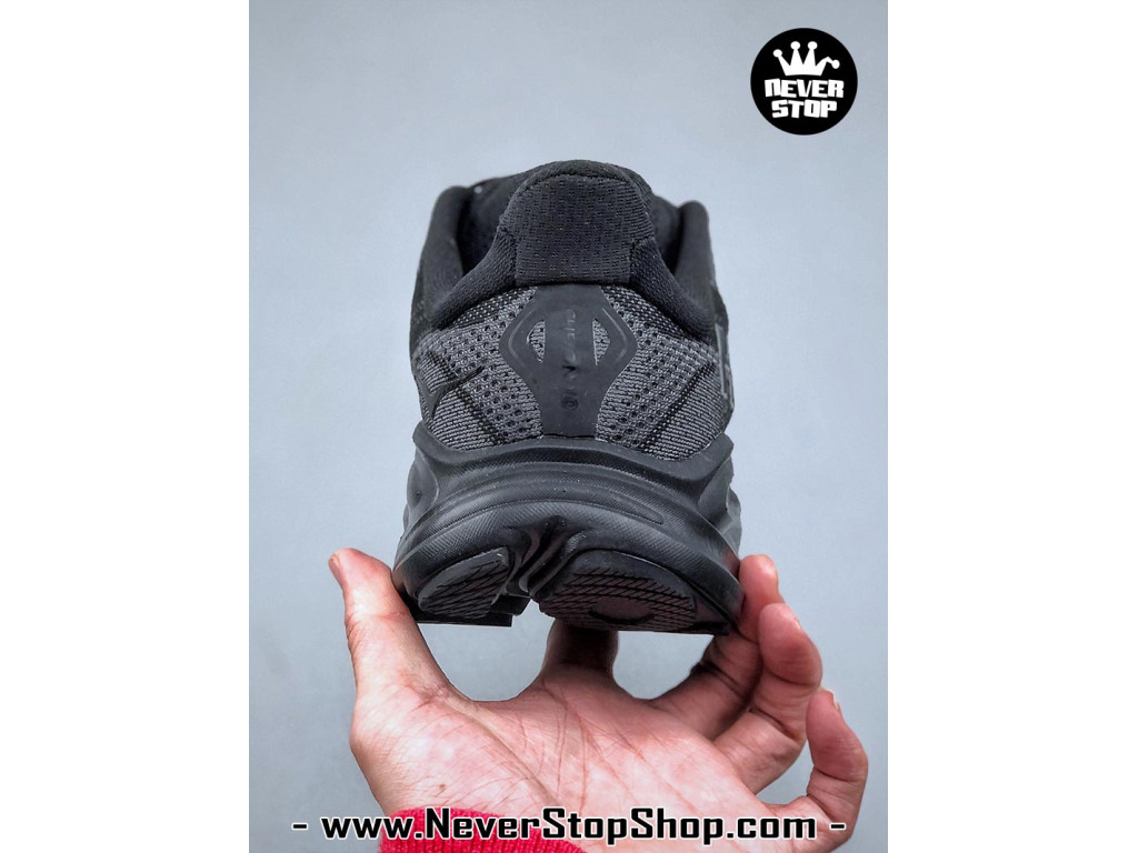 Giày chạy bộ siêu nhẹ êm Hoka Clifton 10 Đen nam nữ giá tốt tại NeverStop Sneaker Shop Giày thể thao chạy bộ Hoka Clifton 10 Đen Full nam nữ chuyên thể thao replica 1:1 like auth real chính hãng giá rẻ tốt nhất tại NeverStopShop.com HCM