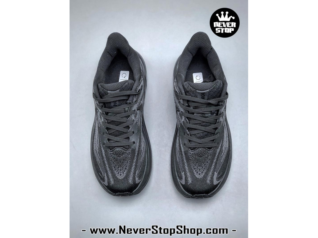 Giày chạy bộ siêu nhẹ êm Hoka Clifton 10 Đen nam nữ giá tốt tại NeverStop Sneaker Shop Giày thể thao chạy bộ Hoka Clifton 10 Đen Full nam nữ chuyên thể thao replica 1:1 like auth real chính hãng giá rẻ tốt nhất tại NeverStopShop.com HCM