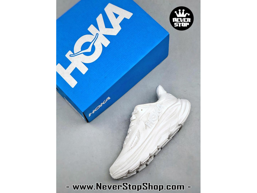 Giày thể thao chạy bộ Hoka Clifton 10 Trắng nam nữ chuyên thể thao replica 1:1 like auth real chính hãng giá rẻ tốt nhất tại NeverStopShop.com HCM