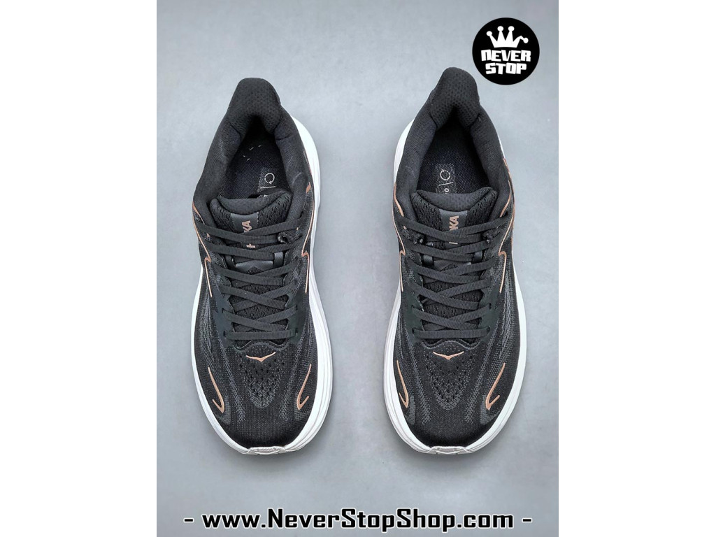 Giày chạy bộ siêu nhẹ êm Hoka Clifton 10 Đen Nâu nam nữ giá tốt tại NeverStop Sneaker Shop Giày thể thao chạy bộ Hoka Clifton 10 Đen Nâu nam nữ chuyên thể thao replica 1:1 like auth real chính hãng giá rẻ tốt nhất tại NeverStopShop.com HCM