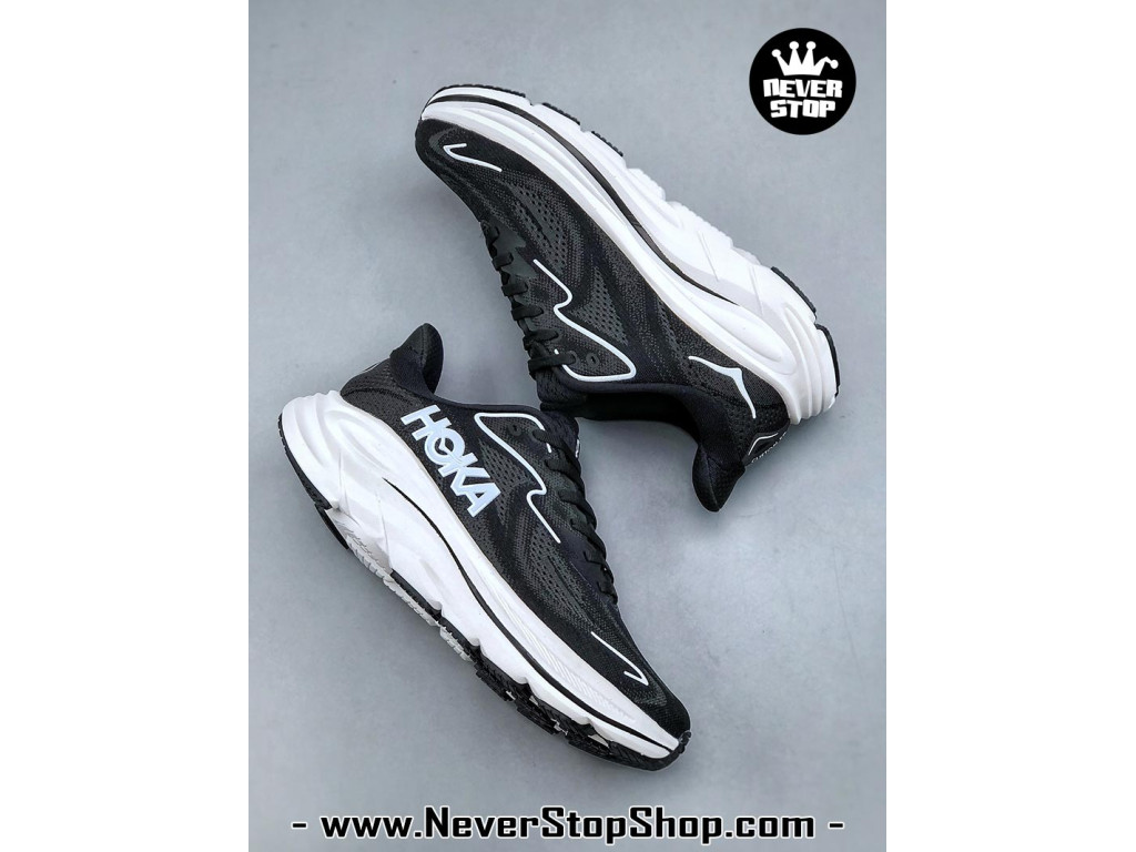 Giày chạy bộ siêu nhẹ êm Hoka Clifton 10 Đen Trắng nam nữ giá tốt tại NeverStop Sneaker Shop Giày thể thao chạy bộ Hoka Clifton 10 Đen Trắng nam nữ chuyên thể thao replica 1:1 like auth real chính hãng giá rẻ tốt nhất tại NeverStopShop.com HCM