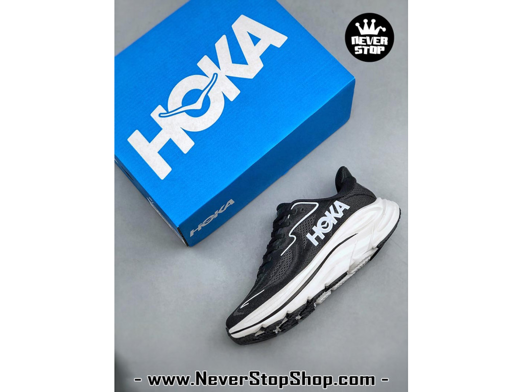Giày chạy bộ siêu nhẹ êm Hoka Clifton 10 Đen Trắng nam nữ giá tốt tại NeverStop Sneaker Shop Giày thể thao chạy bộ Hoka Clifton 10 Đen Trắng nam nữ chuyên thể thao replica 1:1 like auth real chính hãng giá rẻ tốt nhất tại NeverStopShop.com HCM