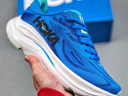 Giày thể thao chạy bộ Hoka Clifton 10 Xanh Dương Trắng nam nữ chuyên thể thao replica 1:1 like auth real chính hãng giá rẻ tốt nhất tại NeverStopShop.com HCM