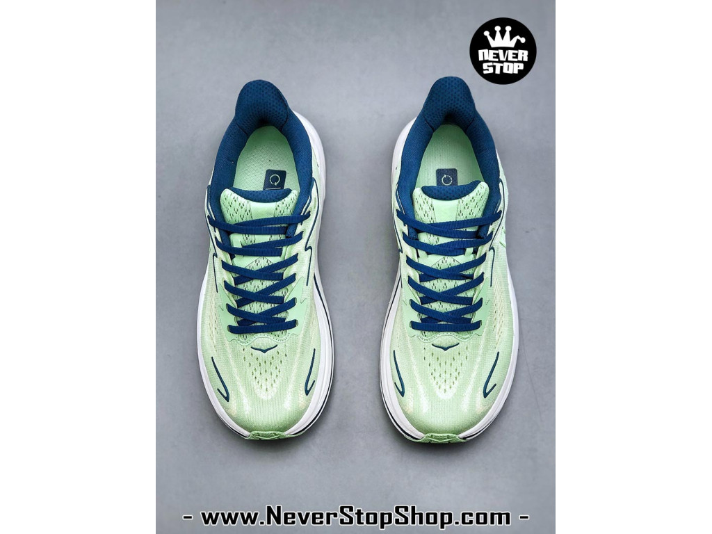 Giày chạy bộ siêu nhẹ êm Hoka Clifton 10 Xanh Lá Xanh Dương nam nữ giá tốt tại NeverStop Sneaker Shop Giày thể thao chạy bộ Hoka Clifton 10 Xanh Lá Xanh Dương nam nữ chuyên thể thao replica 1:1 like auth real chính hãng giá rẻ tốt nhất tại NeverStopShop.com HCM