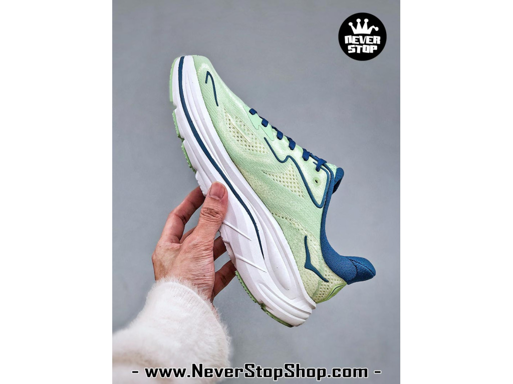 Giày chạy bộ siêu nhẹ êm Hoka Clifton 10 Xanh Lá Xanh Dương nam nữ giá tốt tại NeverStop Sneaker Shop Giày thể thao chạy bộ Hoka Clifton 10 Xanh Lá Xanh Dương nam nữ chuyên thể thao replica 1:1 like auth real chính hãng giá rẻ tốt nhất tại NeverStopShop.com HCM