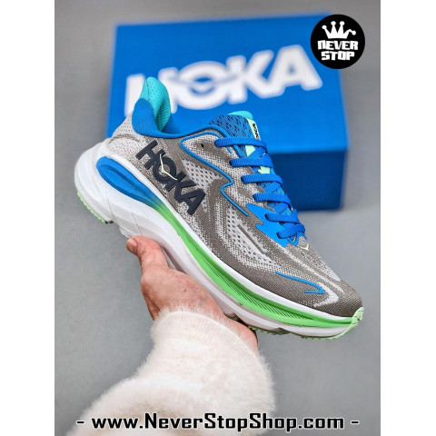 Hoka Clifton 10 Grey Blue Green